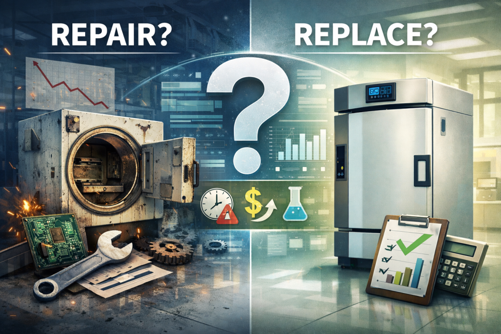 REPAIR VS. REPLACE: MAKING DATA-DRIVEN DECISIONS FOR AGING LAB EQUIPMENT